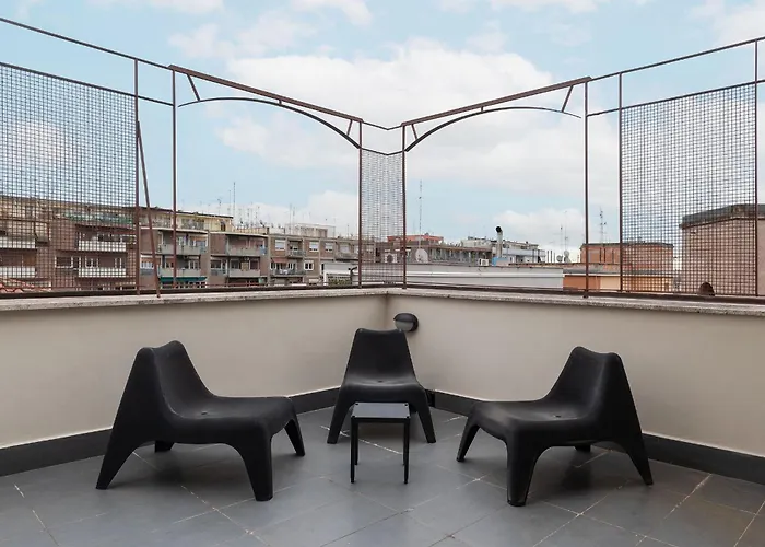 Guesthost - Trastevere Station Bright With Terrace *